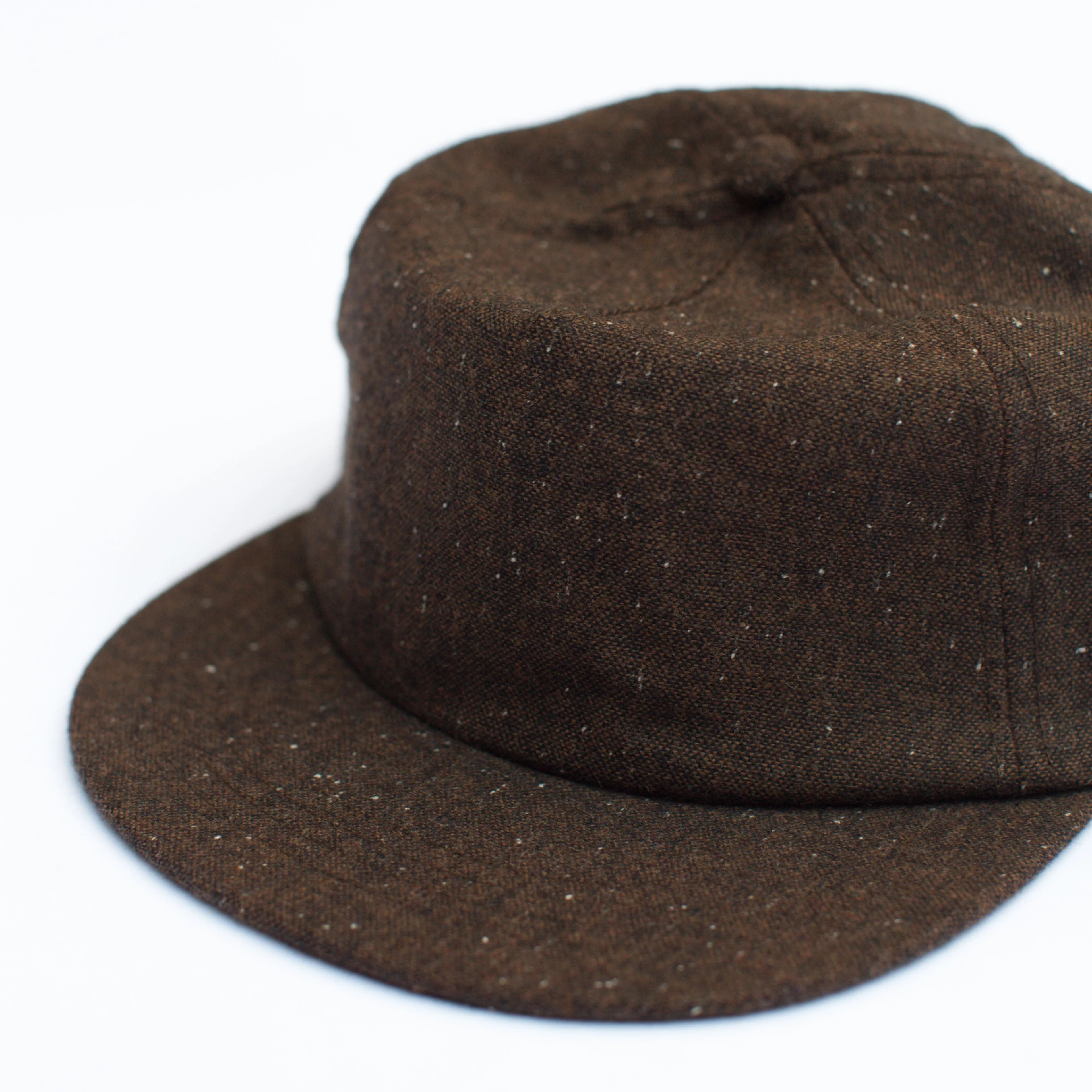 REEL BALL CAP - BROWN WOOL