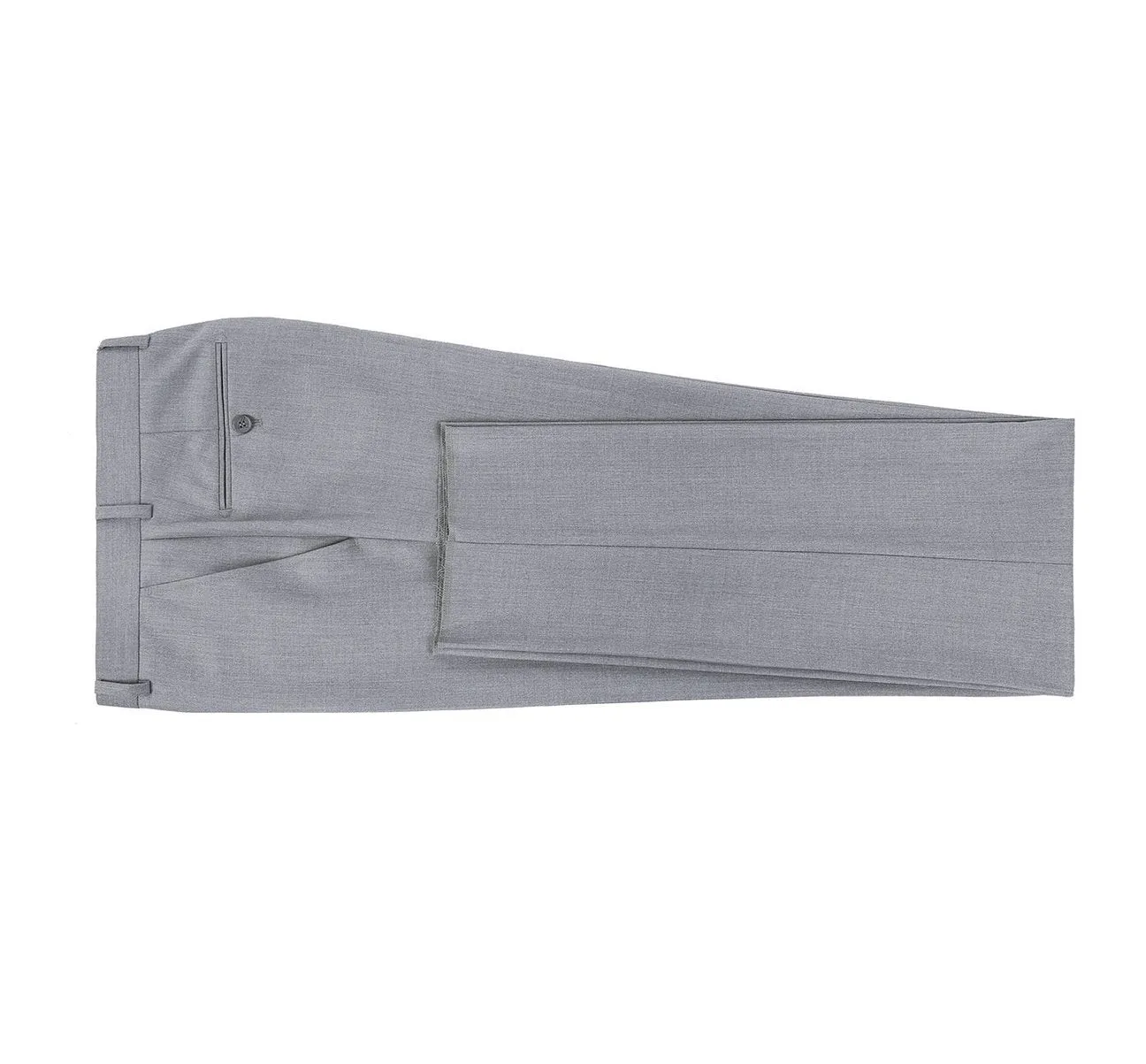 RENOIR Grey Slim Fit Flat Front Suit Separate Pants 202-2