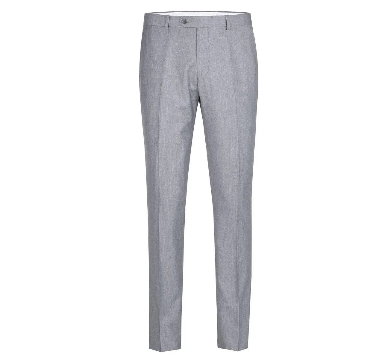 RENOIR Grey Slim Fit Flat Front Suit Separate Pants 202-2