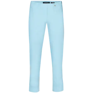 Robell 7/8ths Trousers in Aqua Blue