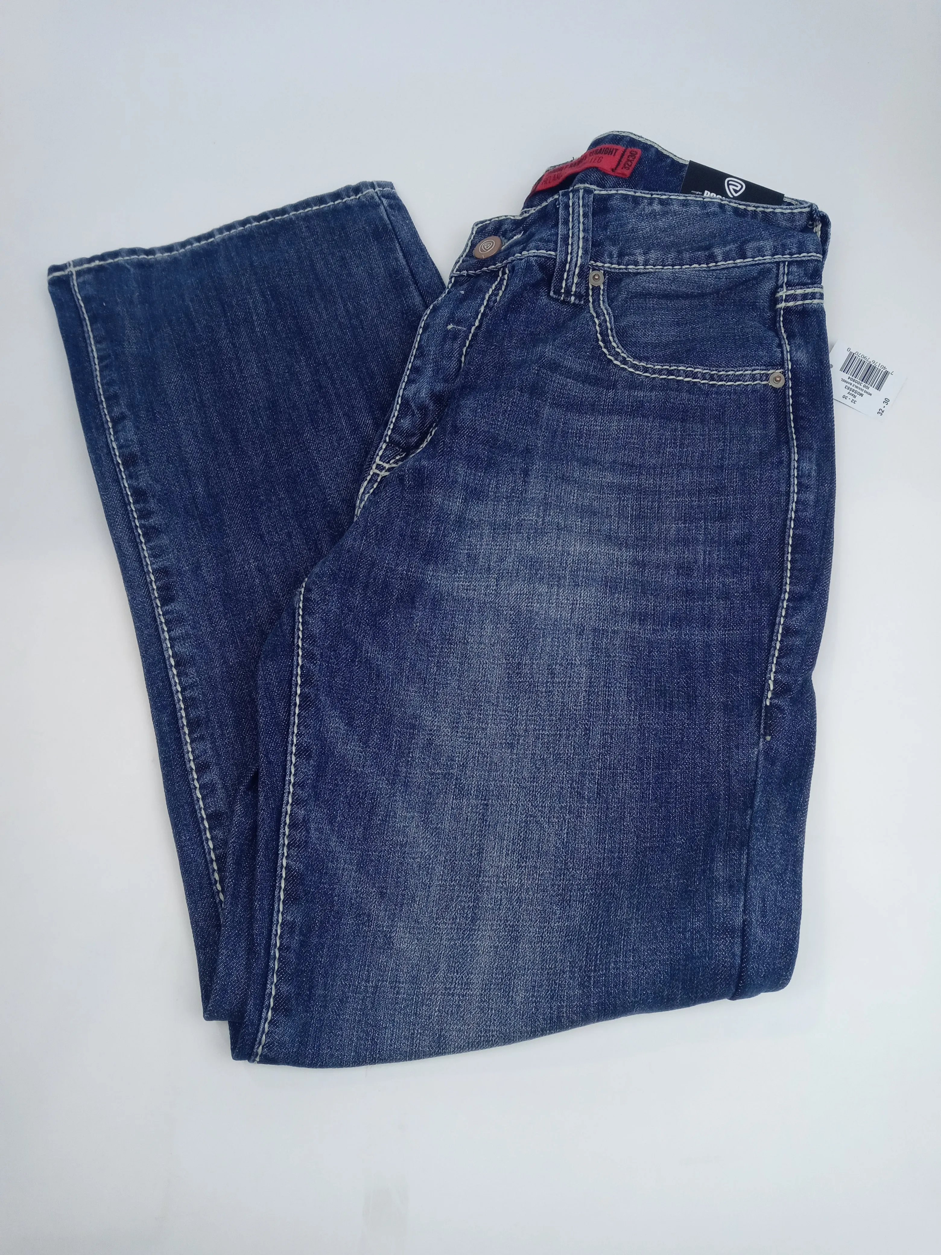 Rock & Roll Denim Relaxed Fit Straight Bootcut Jeans 32 W x 30 L Pant