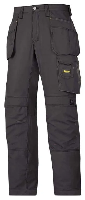 Snickers Original Lightweight Rip Stop Cordura Work Trousers with Kneepad & Holster Pockets -3213