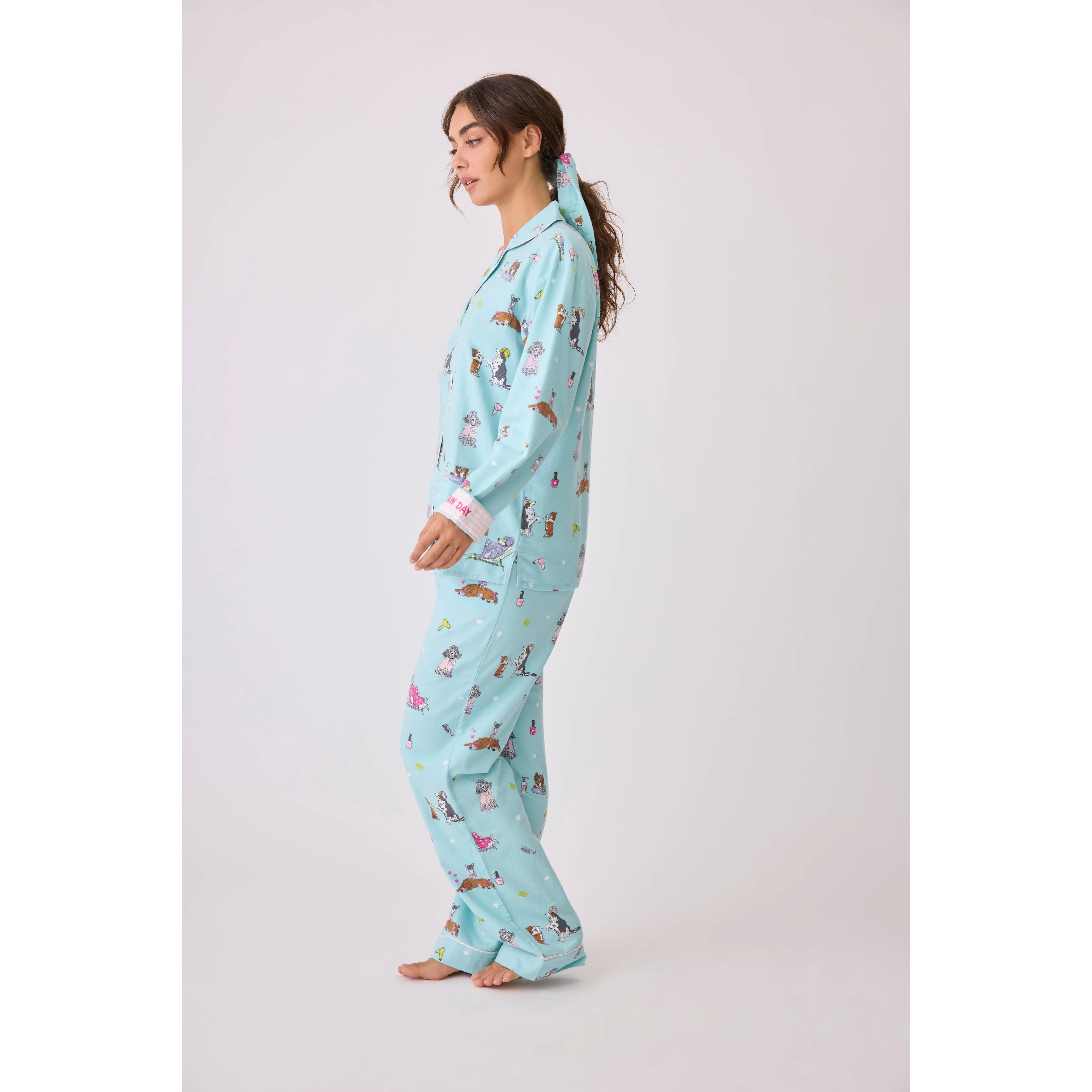 SPAW DAY FLANNEL PJ SET