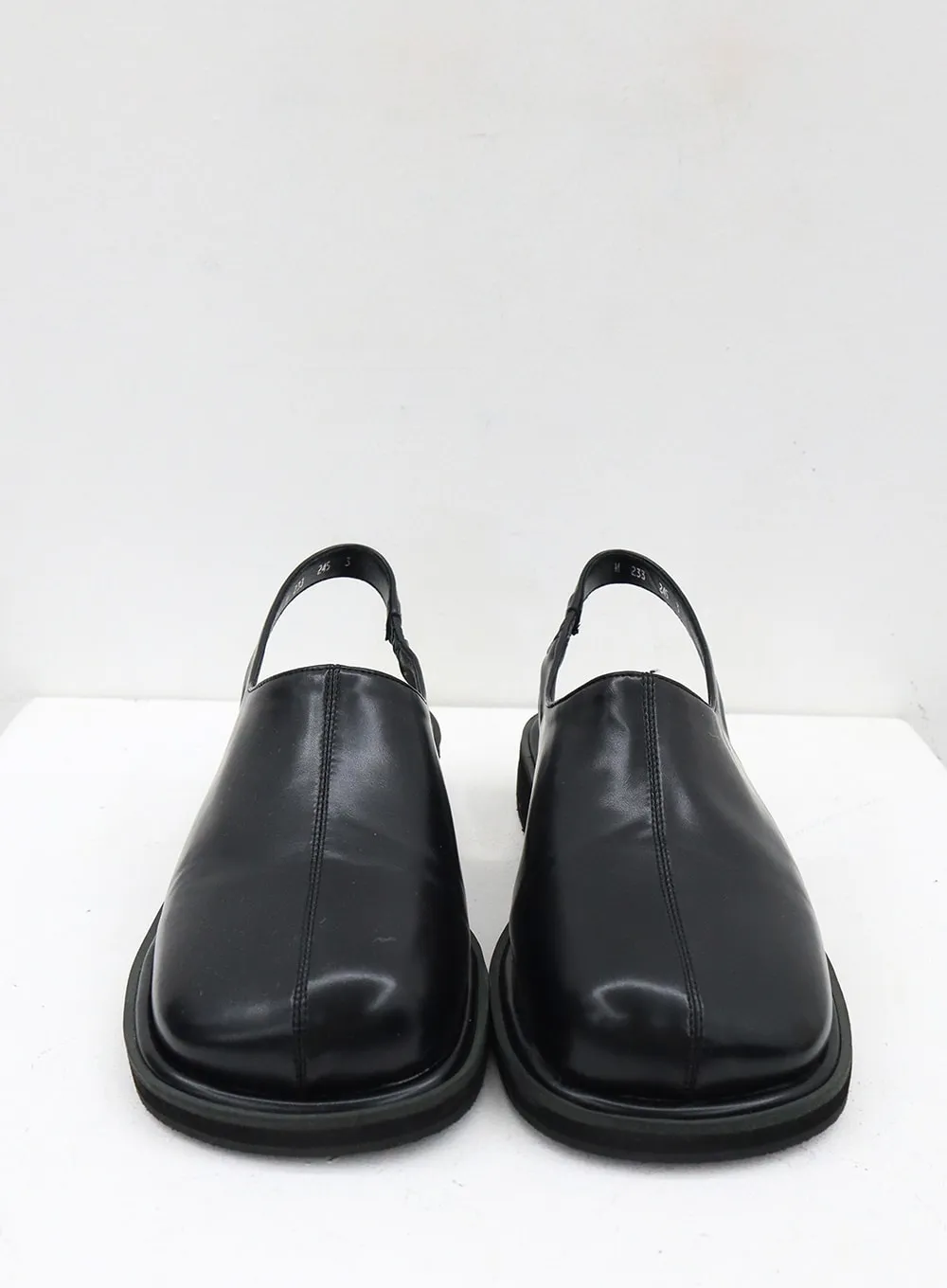 Square Toe Ankle Strap Loafers OJ319