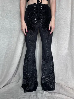 Stevie Flared Trousers - Glitter