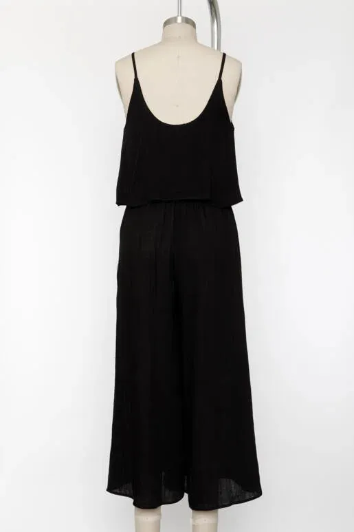 Tiffany Camisole Wide Leg Jumpsuit (Assorted Colors)