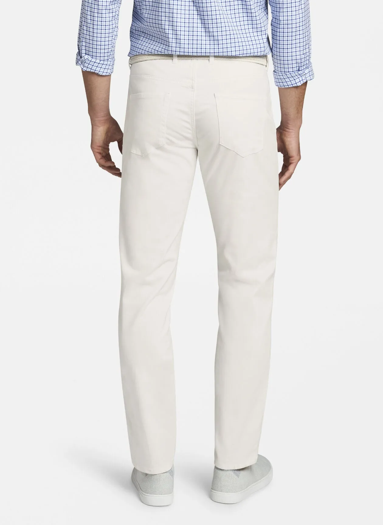 ULTIMATE SATEEN FIVE POCKET PANT - IVORY