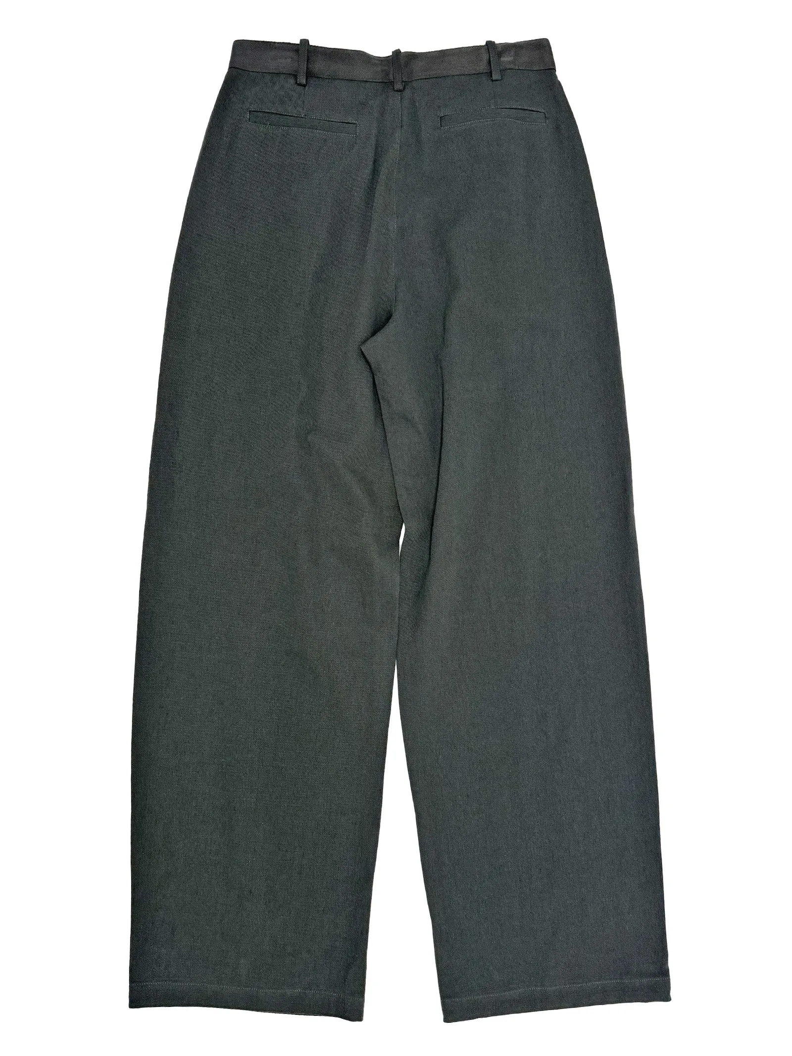 Washed Slouchy Trouser in Ash