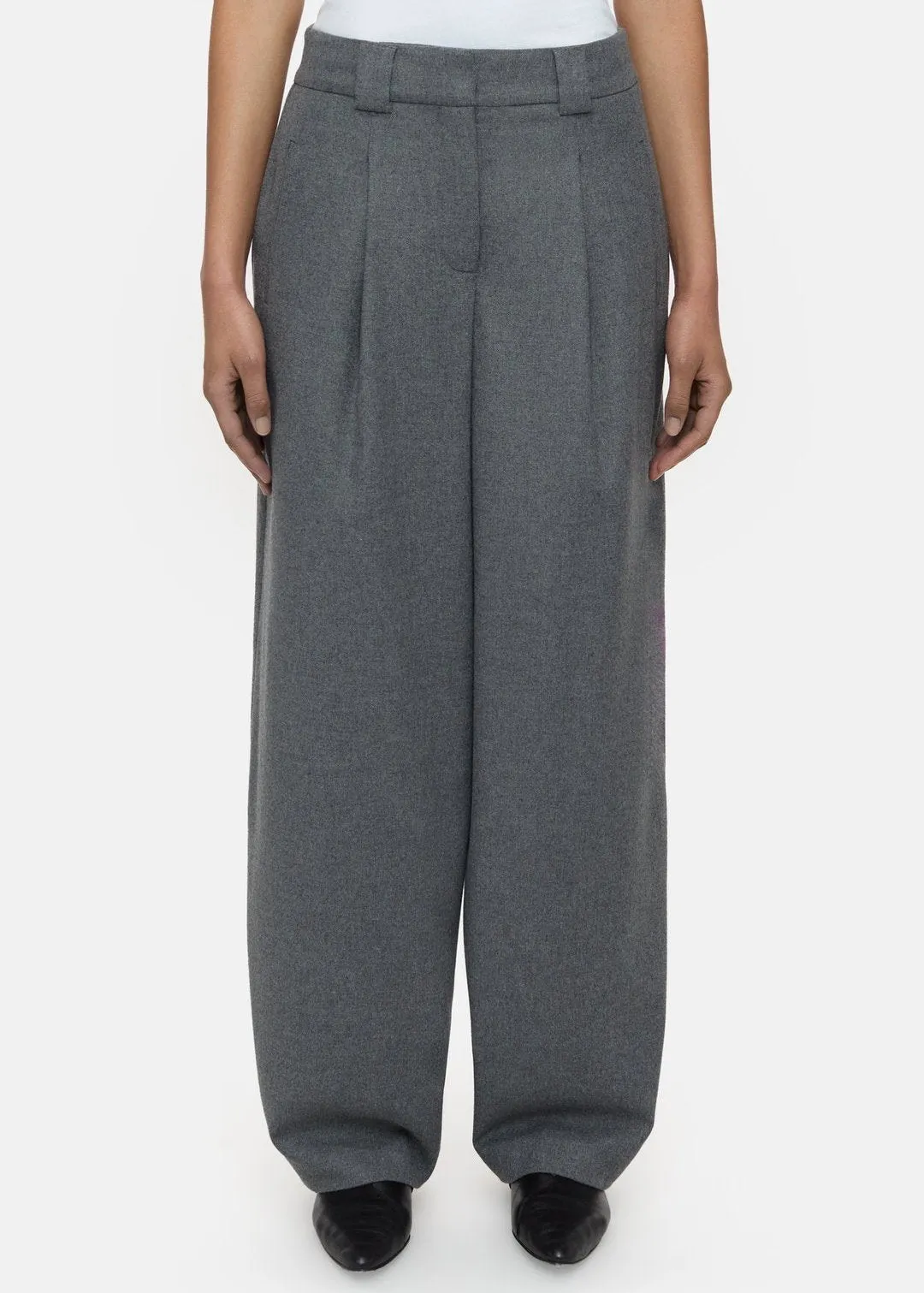 WENDLYN WOMEN'S PANTS | DARK GREY MELANGE