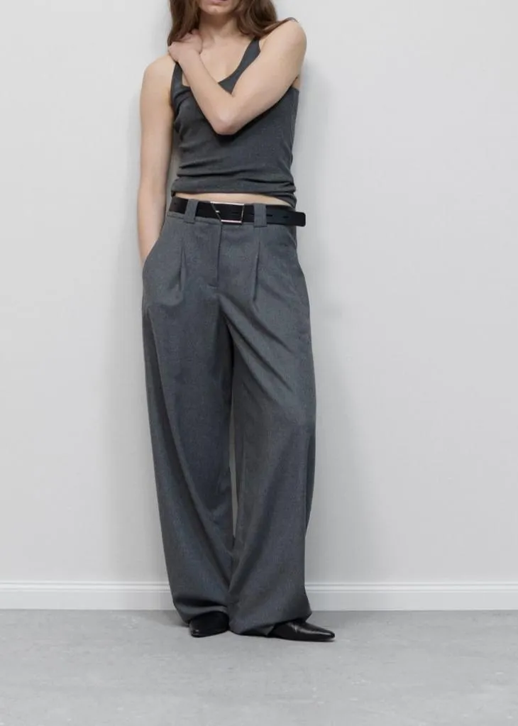 WENDLYN WOMEN'S PANTS | DARK GREY MELANGE