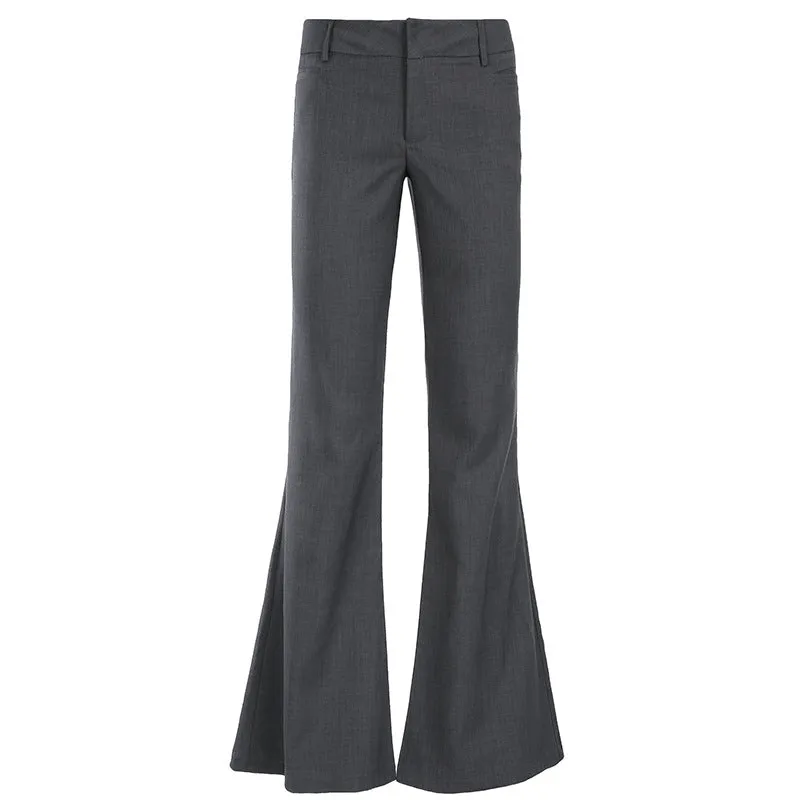 Wenkouban fall Elegant Daily with our Popular Italian Style Fashionable Urban Low Waist Suit Pants