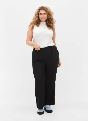 Zizzi Mia Long Pants in Black