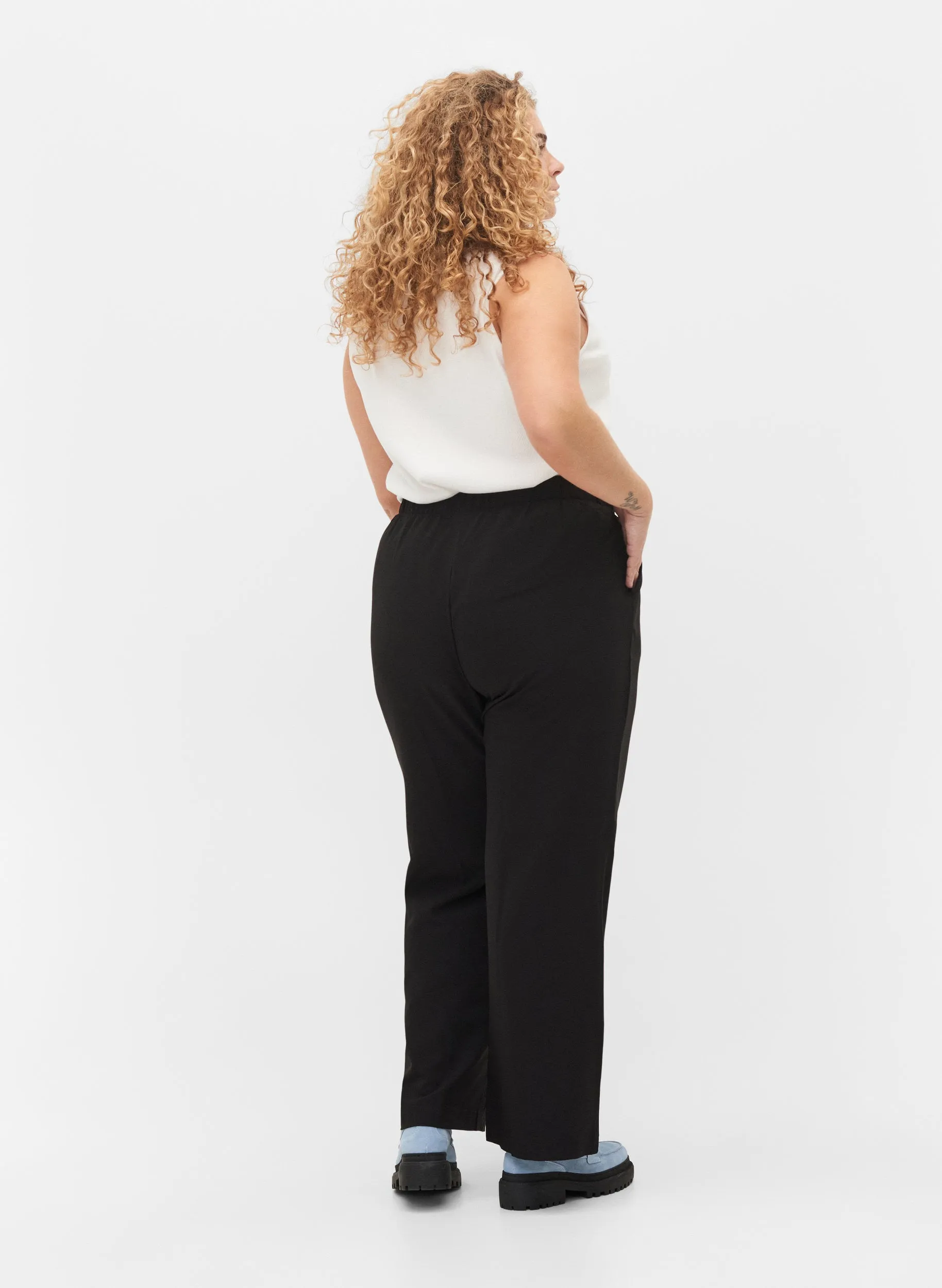 Zizzi Mia Long Pants in Black